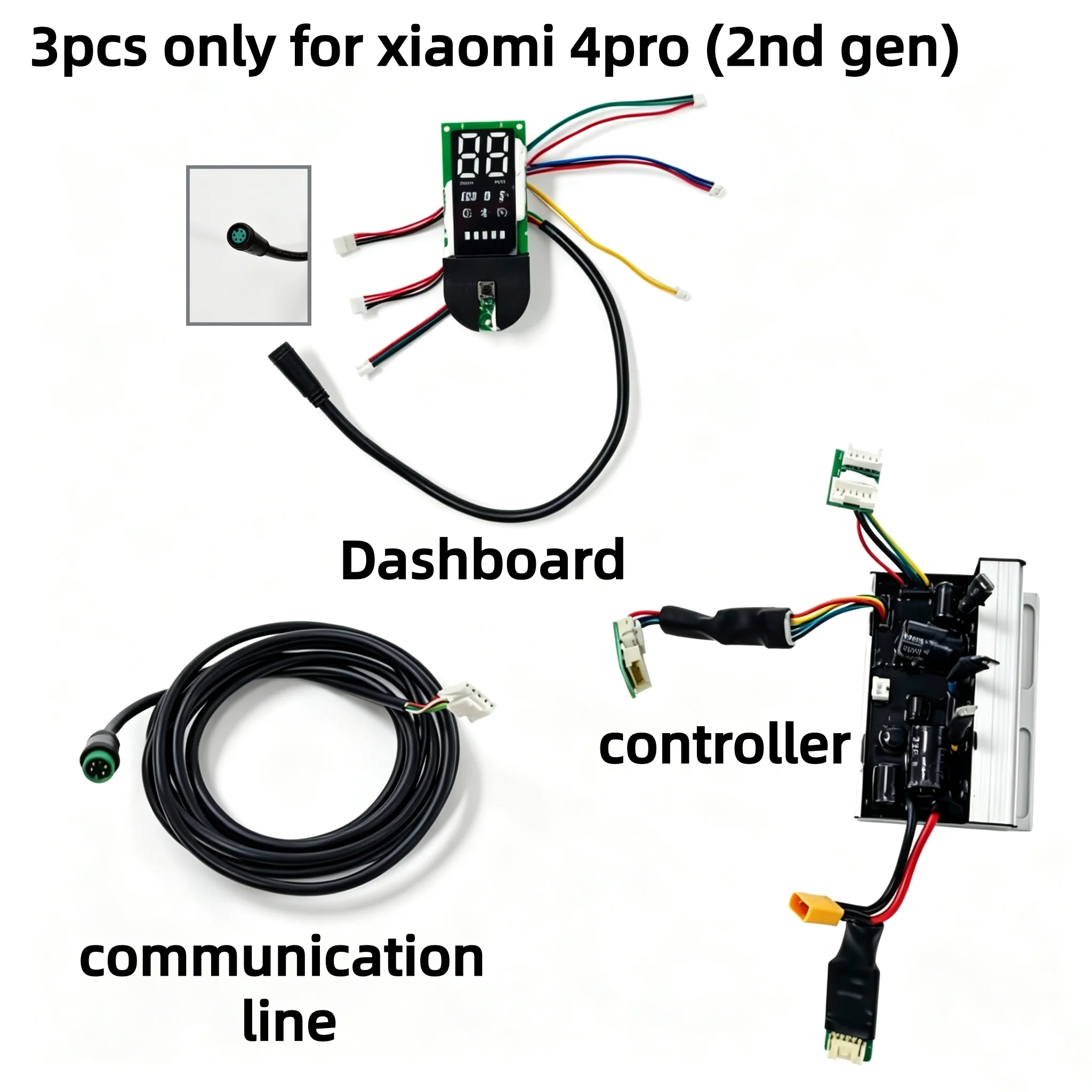 Verbessertes 55 km/h E-Scooter-Controller-Kit für Xiaomi 4 Pro (2. Generation) mit Geschwindigkeitsfreischaltung, selbstlernendem Motor-Motherboard-Ersatz
