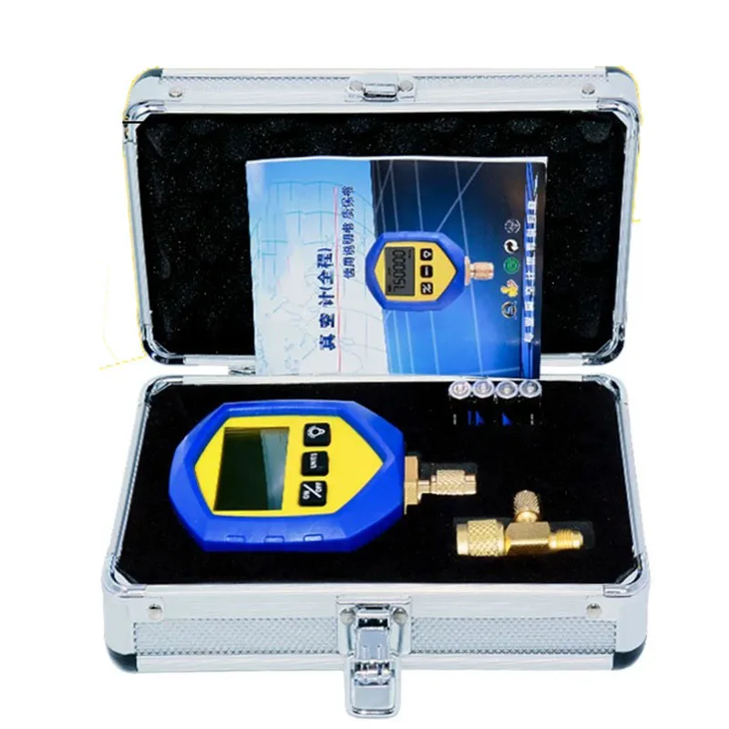 VG-89 Digital Vacuum Gauge Absolute Pressure Gauge Digital Electronic High-Precision Pressure Meter Display Vacuum Gauge