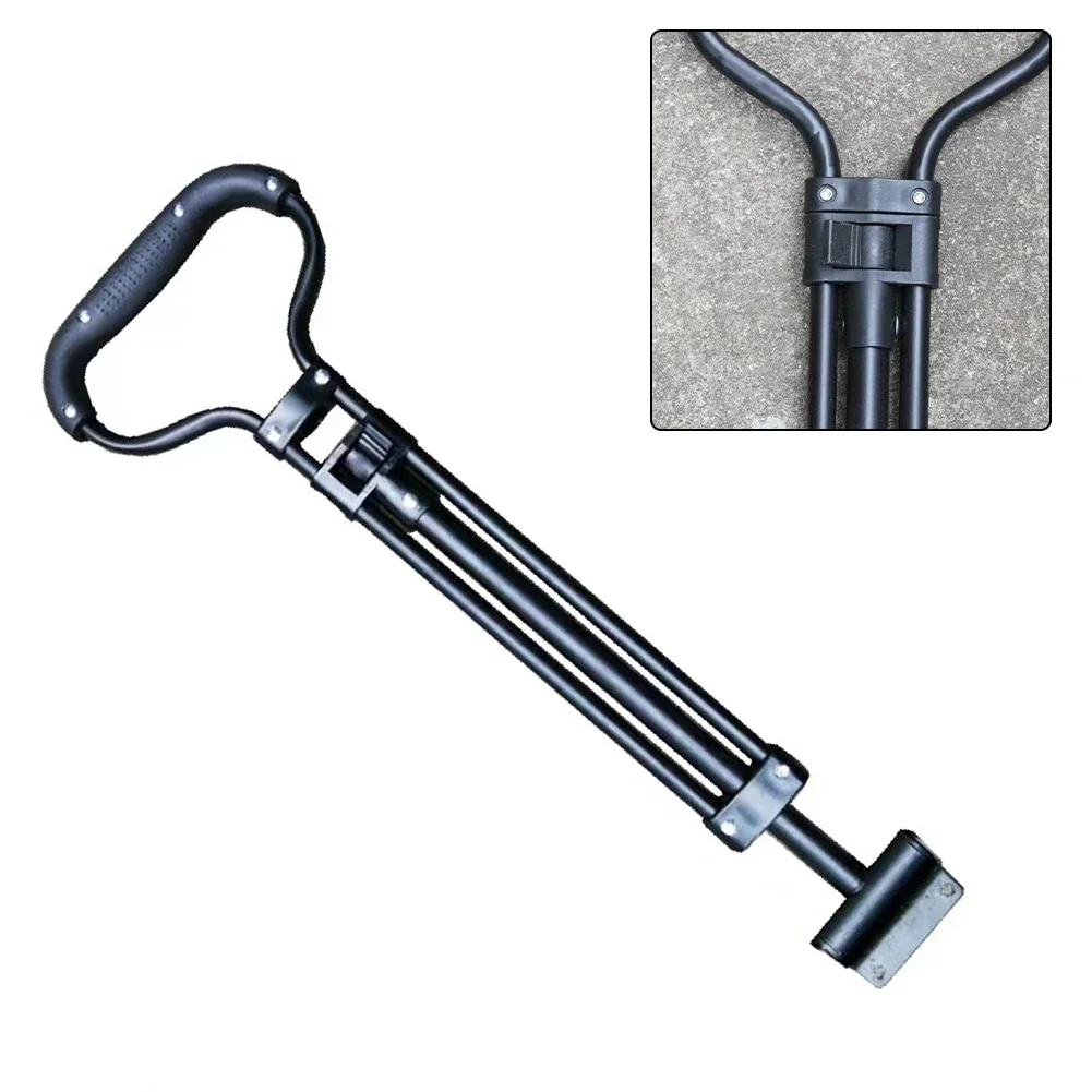 

Brand New Trolley Pull Rod Camping Pull Shopping Folding Handle Buy Food Tablet Stroller Folding Telescopic Tow Rod Accessories