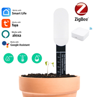 Smart Home ZigBee Soil Temperature Meter Moisture Humidity Sensor Garden Plant Monitor Detector Tuya APP Real-time Monitoring