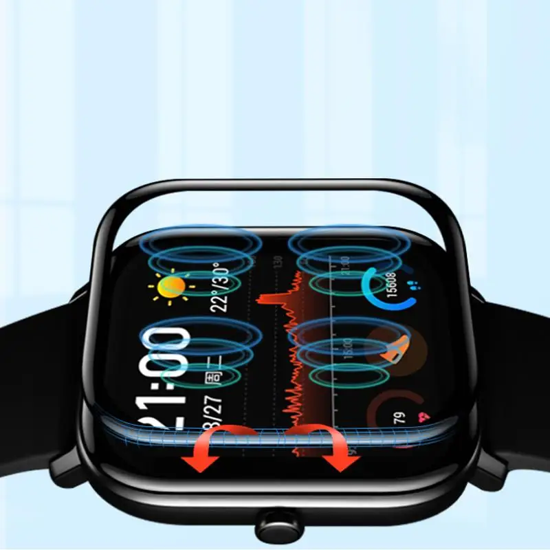 3D Curved Soft Edge Protective Film Cover For Xiaomi Haylou GST LS09B/RS4 LS12/LS02/RT LS05S Watch Screen Protector Accessories