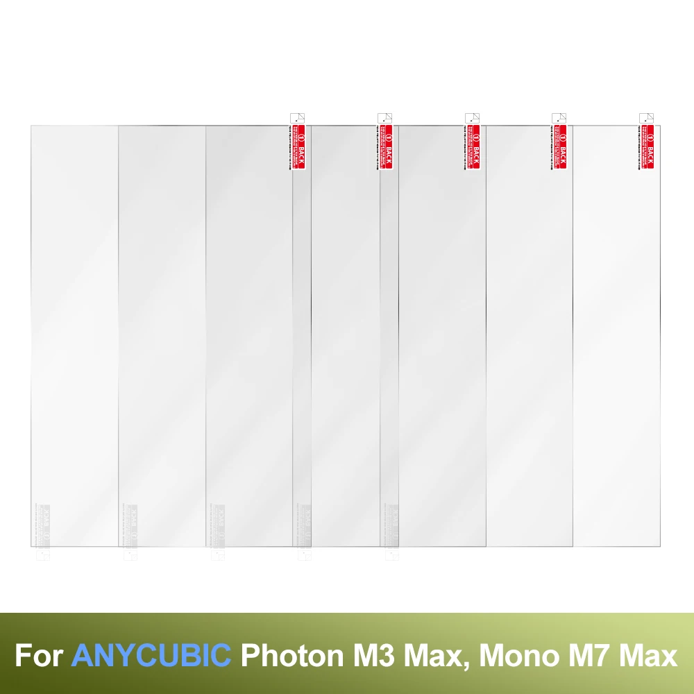 3D Printer Accessory 5pcs 13.6 inch Screen Protector Film for Anycubic Photon M3 MAX, Mono M7 Max LCD 3D Printer