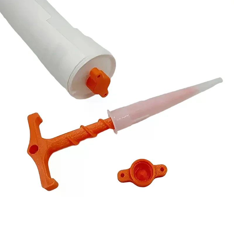Handy Sealant Nozzle Cleaner and Cap Designed to Prevent Rapid Drying of Core Pipes, Ideal for Glass Silicone and DIY Tasks