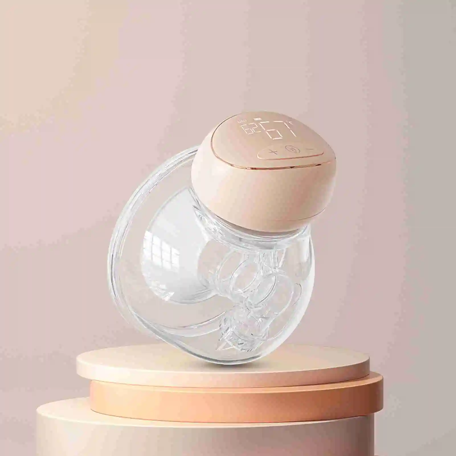 LED 화면이 있는 착용형 전동 유축기 8oz/240ml 용량 3가지 모드 10단계 흡입력 모유 수유용