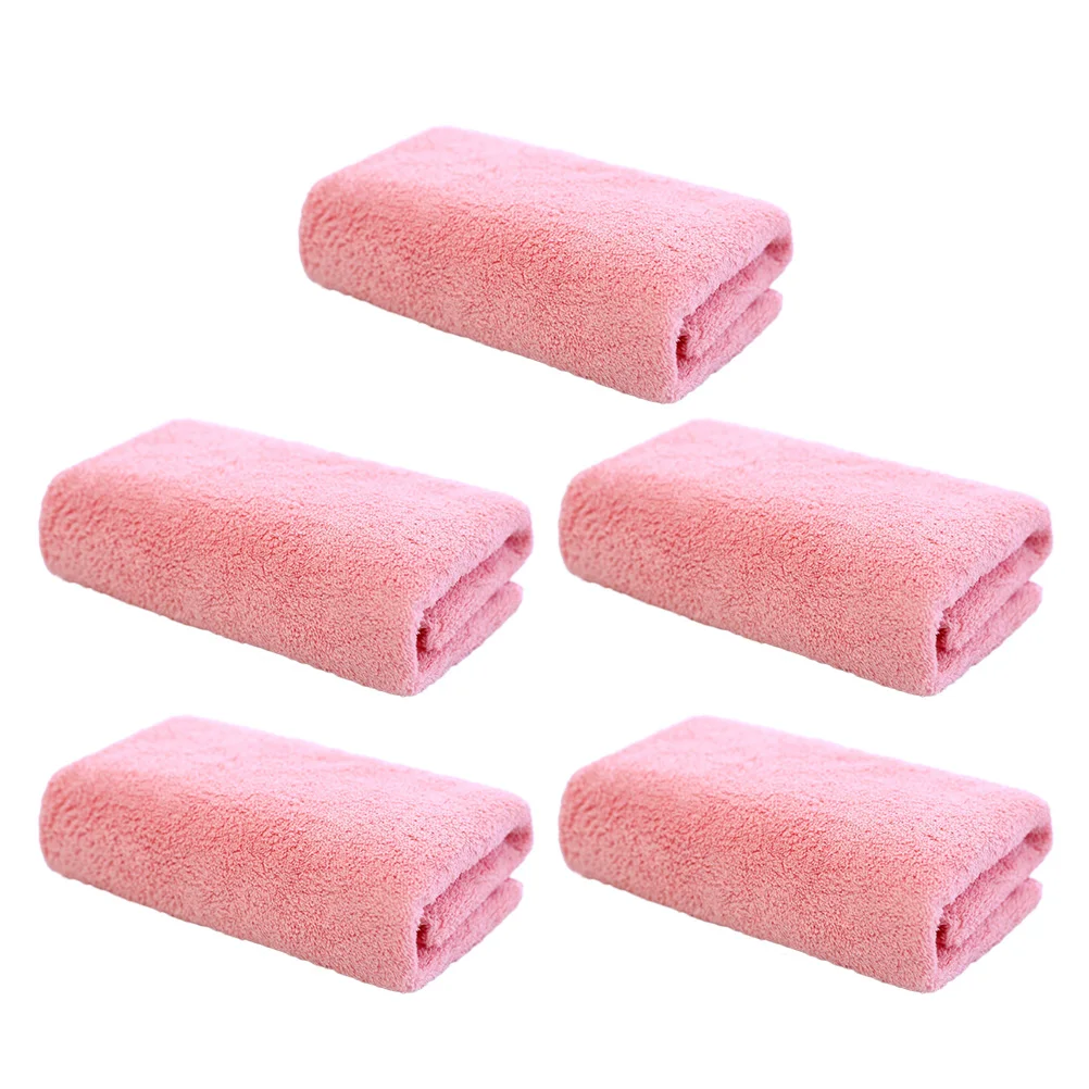

5 PCS Microfiber Makeup Remover Wipes Face Wash Towel Facial Cloth Cleaning Washcloth