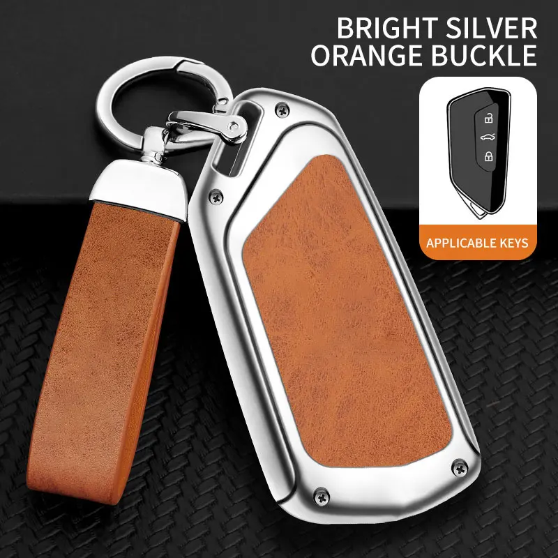 Car Key Case for VW Volkswagen Cupra Formentor Golf 8 MK8 ID.3 ID.4 Skoda Octavia Seat Leon MK4 GTI R Car Accessories view 2