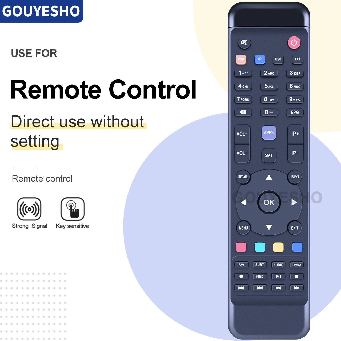 جهاز تحكم عن بعد لفوغ وان ، ماكس ، برو تايجر I400 ، I500 ، I700 ، جوجو IPTV ، جديد