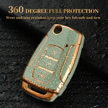 適用於雙龍 Kyron 2 Sanka Actyon Korando Tivoli 2020 韓國 Musso 汽車鑰匙包配件的 TPU 汽車翻蓋鑰匙殼 8 最佳銷售 雙龍Musso配件 - №8