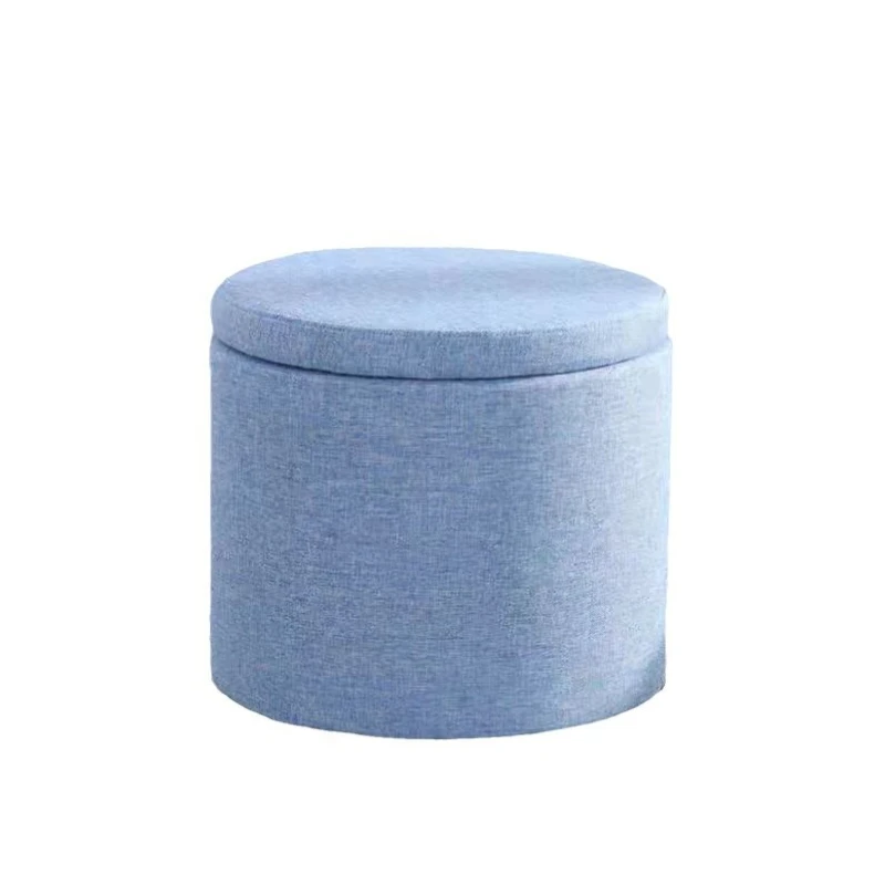 

Storage Round changing low Living room ottoman Small Sofa Sitting stool