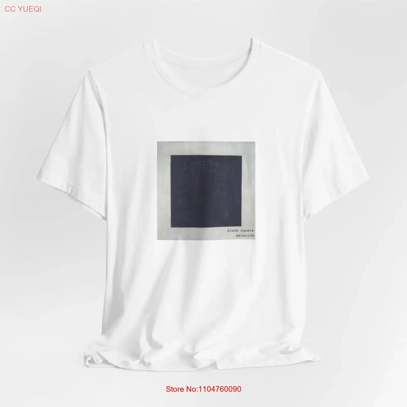 Black Square T Shirt Light Malevich Classic Painting Suprematism Goth Jersey  GifT vintage Washed designer clothes Slightly