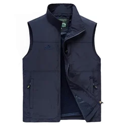 Men's Vests New Arrival Men Sleeveless Vest Summer Spring Autumn Casual Travels Vest Outdoors Multi-pockets Vest Waistcoat Male