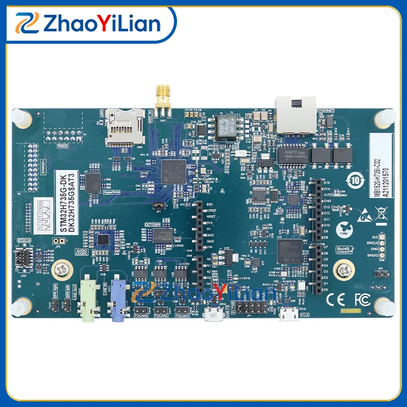 For STM32H735G‑DK Discovery Kit For STM32H735IG Microcontroller TFT Capacitive Touch Screen Development Board