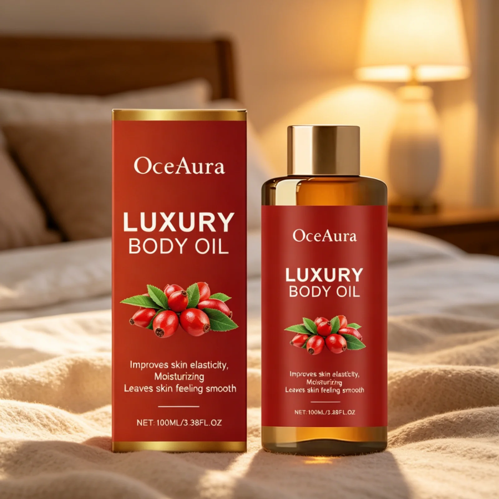 OceAura Luxury Body Oils Deep - Face Oil Rosehip ulasan dan harga