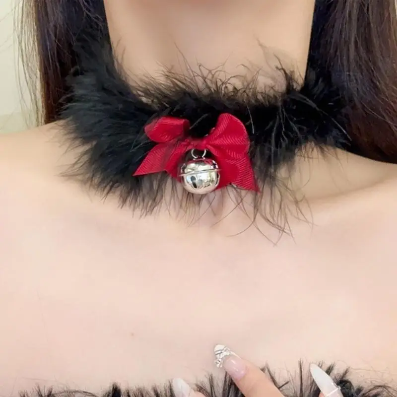 R1WE Chirstmas Vòng Cổ Choker Sang Trọng Xương Đòn Vòng Cổ Trang Sức Quà Tặng Cho Nữ Cô Gái