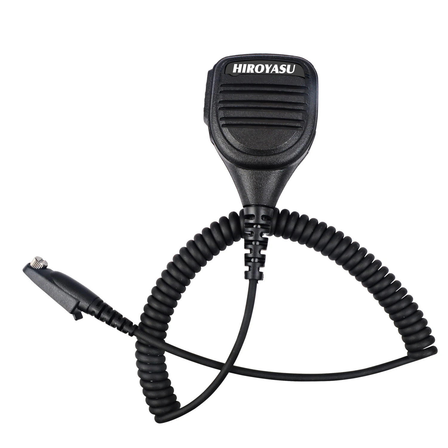 HIROUASU HI-UV850PRO HW-UV938 HW-UV910 Altoparlante per microfono walkie-talkie con cavo in TPU a spirale, jack audio da 3,5 mm