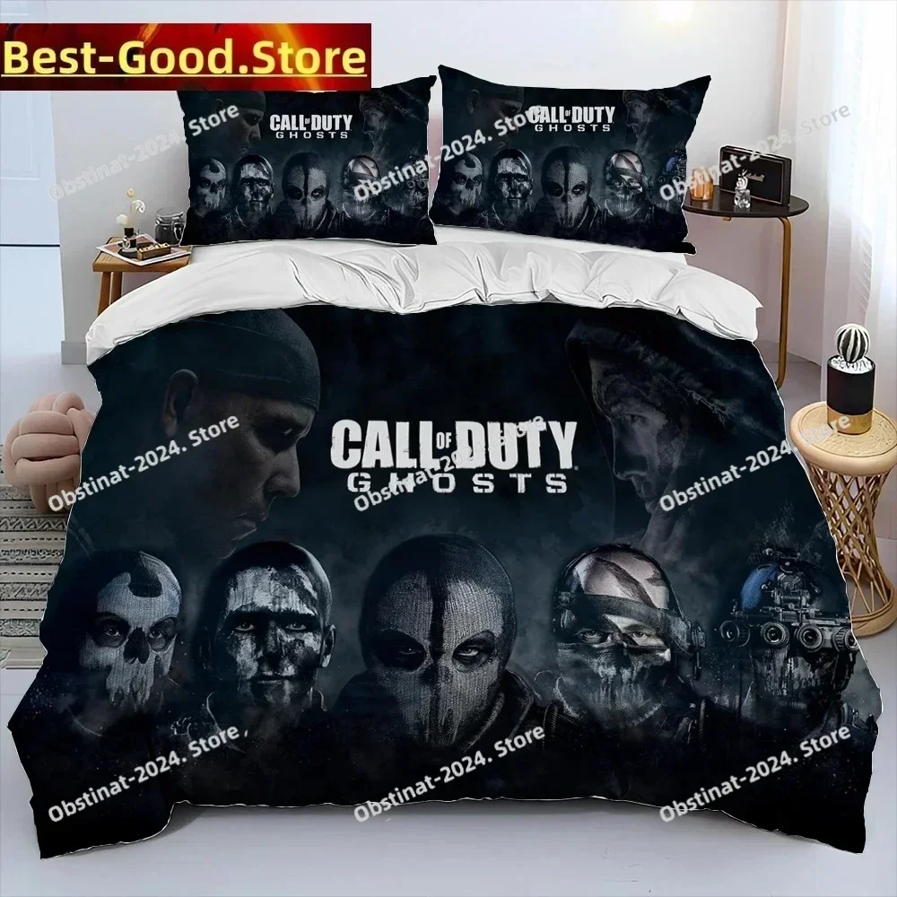 3D COD Game, Call Of Duty ,Gamer Bedding Set Printed single Comforter Quilt Duvet Cover Pillow Case 3 Pieces Set Kids Adult Size