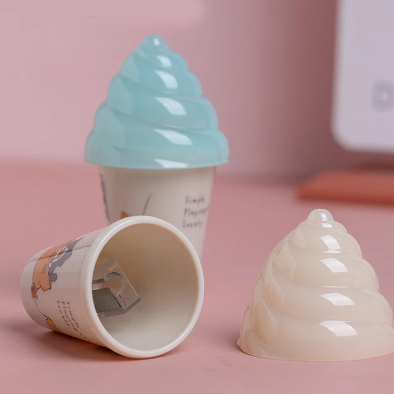 Mini Gọt Bút Chì Có Nắp 1 Lỗ Mài Cho Bé Trai Bé Gái Trang Sức Giọt