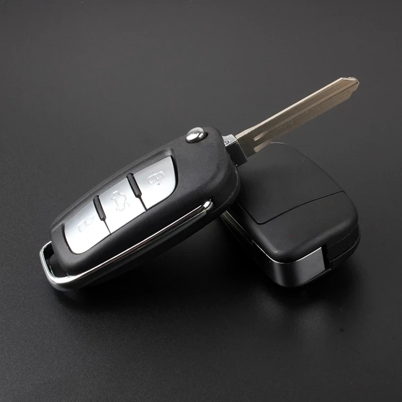 3 Buttons Car Flip Remote Key 433Mhz with ID46 Chip for JAC Refine T5 T6 S3 S5 Car FOB Remote Key