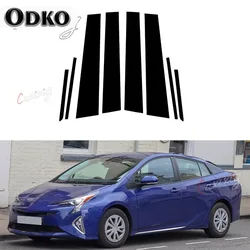 For Toyota Prius 2016 2017 2018 2019 2020 2021 2022 Car Pillar Posts Door Window Trim Cover Panel Stickers Styling