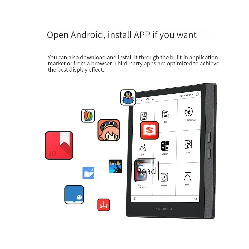 Meebook M7 Ebook reader 6.8 inch 300PPI High-Definition Ink Screen Eye Protection Android System 32GB E-reader