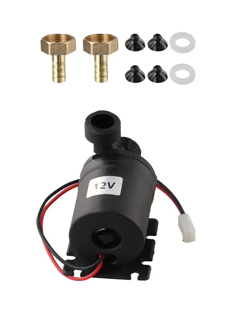 DC 12V 24V Solar Powered Hot Water Circulating Pump Kit Low Noise Discharge Head Brushless DC Water Pumps