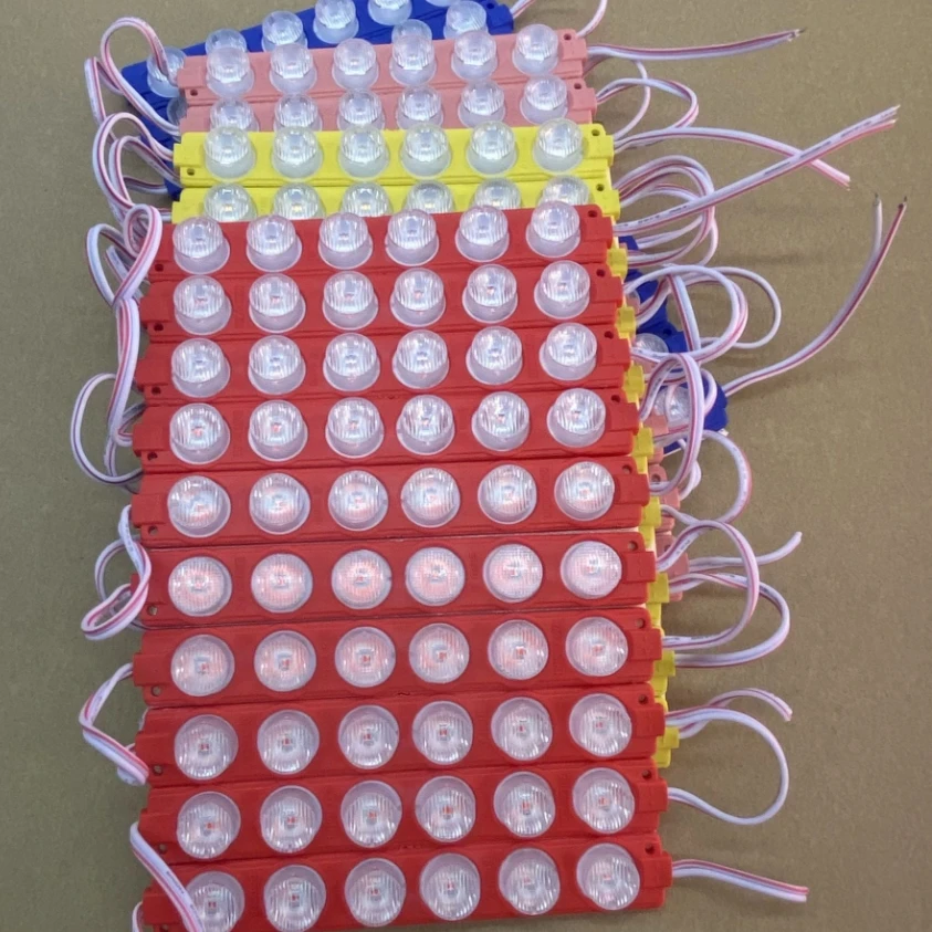 High Power 6w  LED Side Module Light Injection Len IP67 12V Outdoor Yellow Pink Warm White Letter Sign Car Truck Side