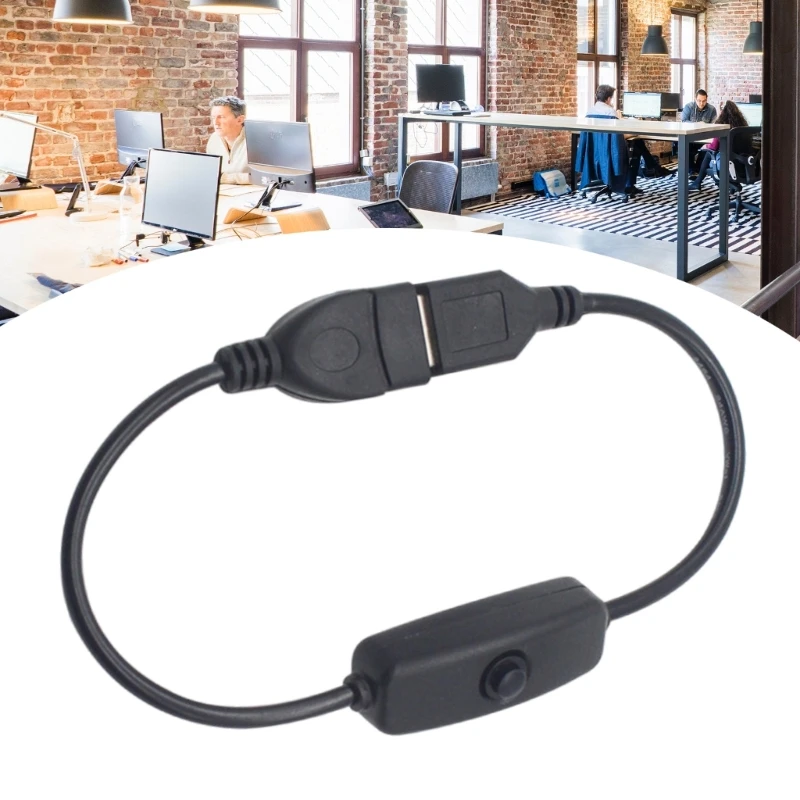 USB Extension Cord with Power Switches Male to Female USB Cable for LED Strips Driving Recorder USB Fan USB Desk Lamp