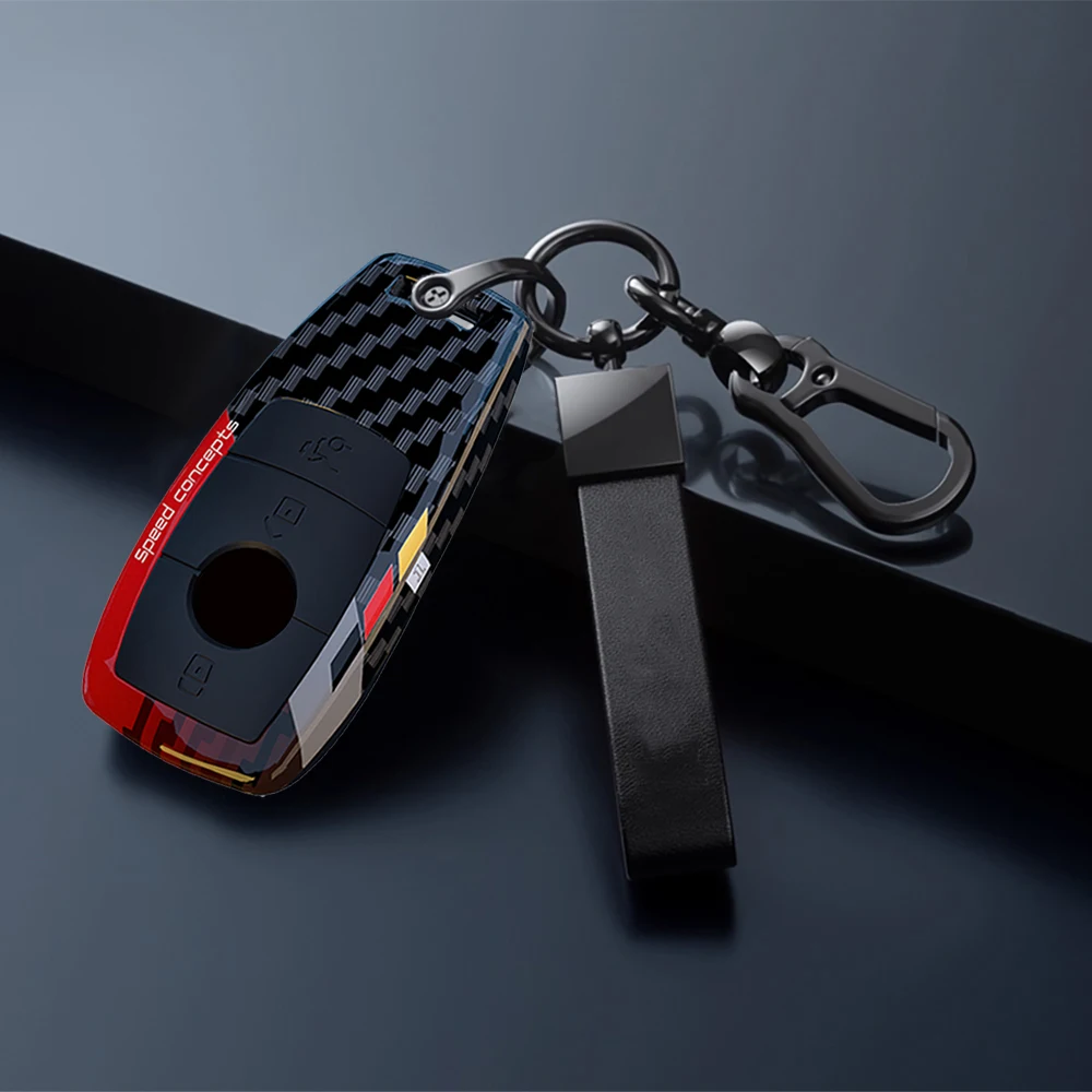 

Чехол для автомобильного дистанционного ключа из АБС-пластика для Mercedes Benz A C E S G Class GLC CLE CLA W177 W205 W213 W222 X167 AMG, аксессуары