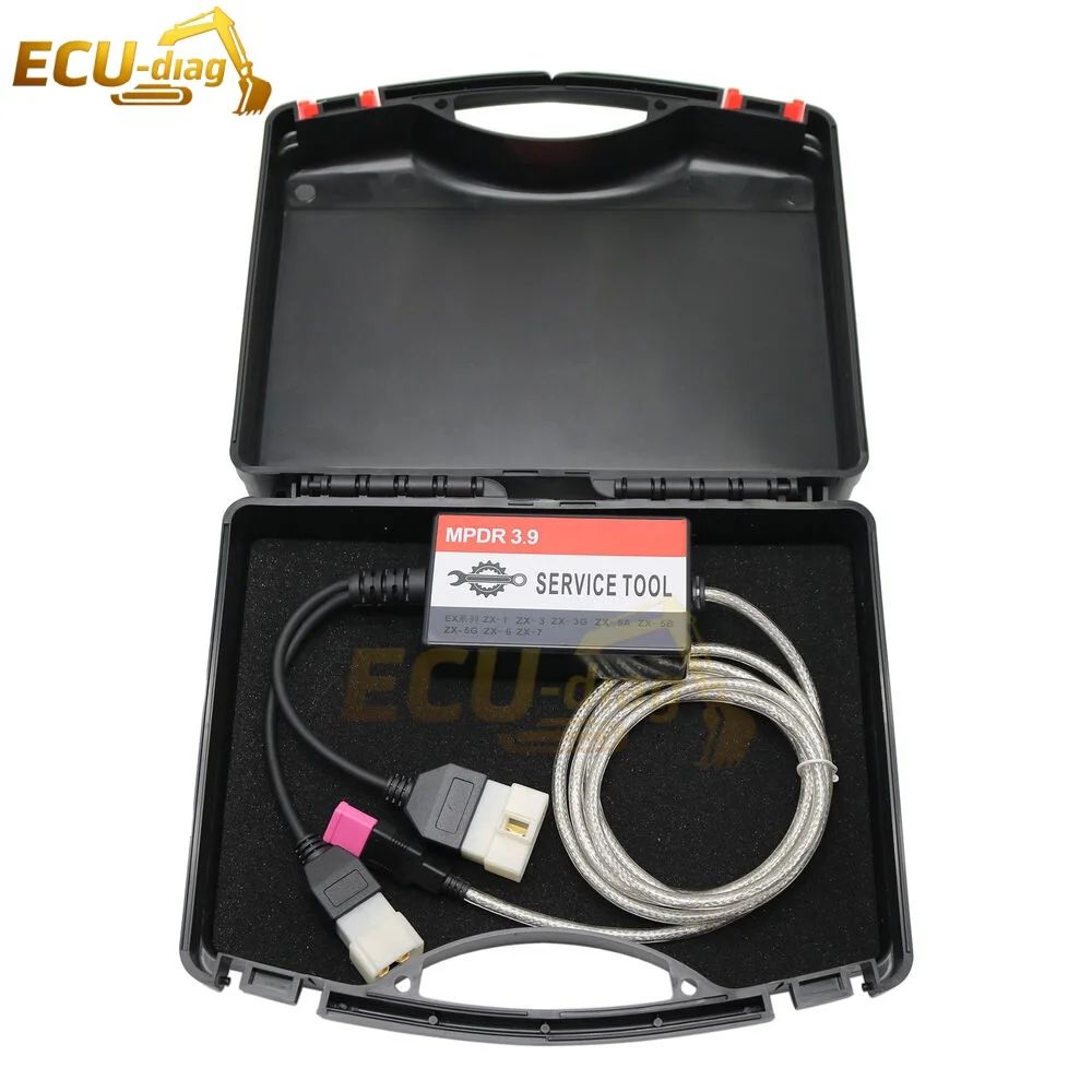 MPDR3.9 Diagnostic Tool with Software For Hitachi ZX-1 ZX-3 ZX-3G ZX-5A ZX-5B ZX-5G ZX-6 ZX-7 Fault Detector Adapter Scanner