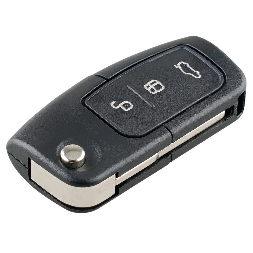 HIM-Car مفتاح بعيد ذكي 3 أزرار مناسب لسيارة Ford Focus Fiesta 2013 Fob Case 433Mhz