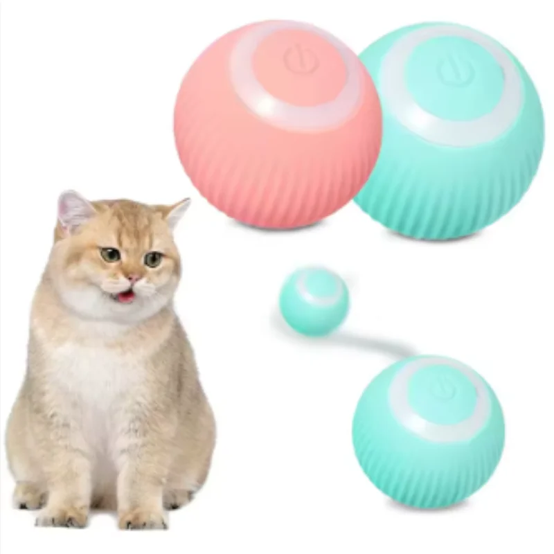 Smart Interactive Cat Ball - Automatic Rolling Magic Electronic Pet Toy for Indoor Cats Interactive Cat Toy Accessories