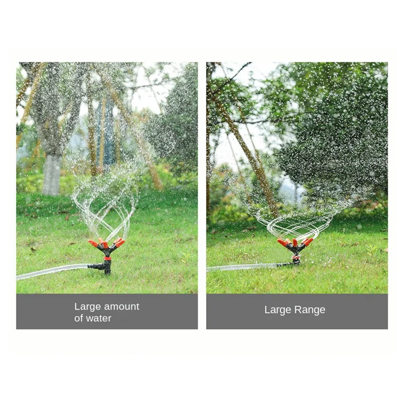 

A69E360-градусная вращающаяся насадка, автоматический спринклер для полива цветов, овощей, водопроводных труб и орошения садового газона