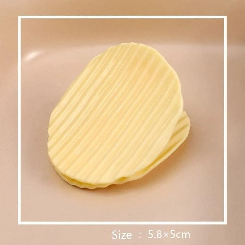 5PCS Cute Potato Chip Modelling Clip Office Lady Style School Stationery Photo Decorative Supply  Porta Documenti Ufficio