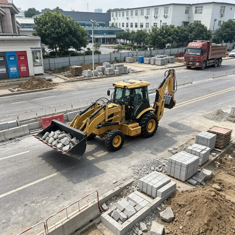 Cost Effective Backhoe Loader Replace Two Machines Customized Options for Low Transport Labor Maintenance Operating Expense