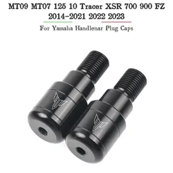 Empuñaduras de manillar MT07 MT09 para motocicleta, tapas de extremo para Yamaha MT-09 MT 07 125 10 MT07 Tracer XSR 700 900 FZ 2014-2021 2022 2023