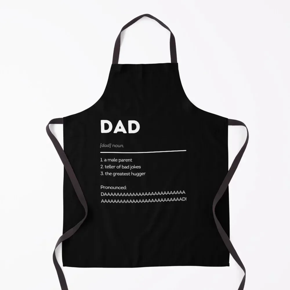 

Dad Definition/Noun Apron manicurist Hairdresser For Woman Kitchen accessories Apron