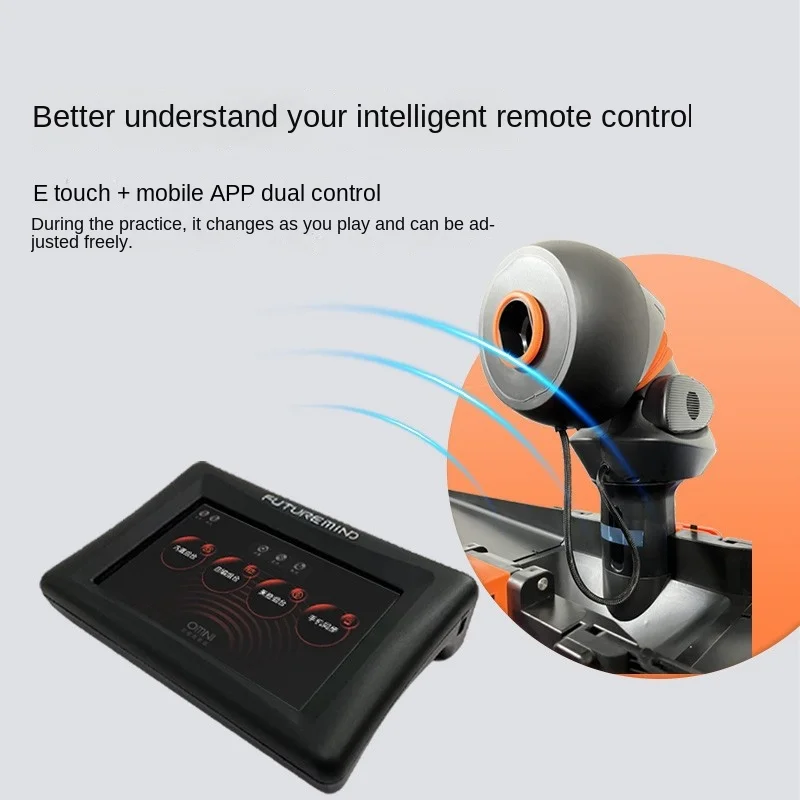 Black Orange Exclusive Edition Intelligent Table Tennis Serving Machine APP Tablet Control Table Tennis Serving Machine