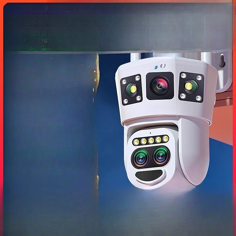 

Solar monitor 360 degrees without dead ends, mobile phone remote without network, home outdoor night vision 4G camera