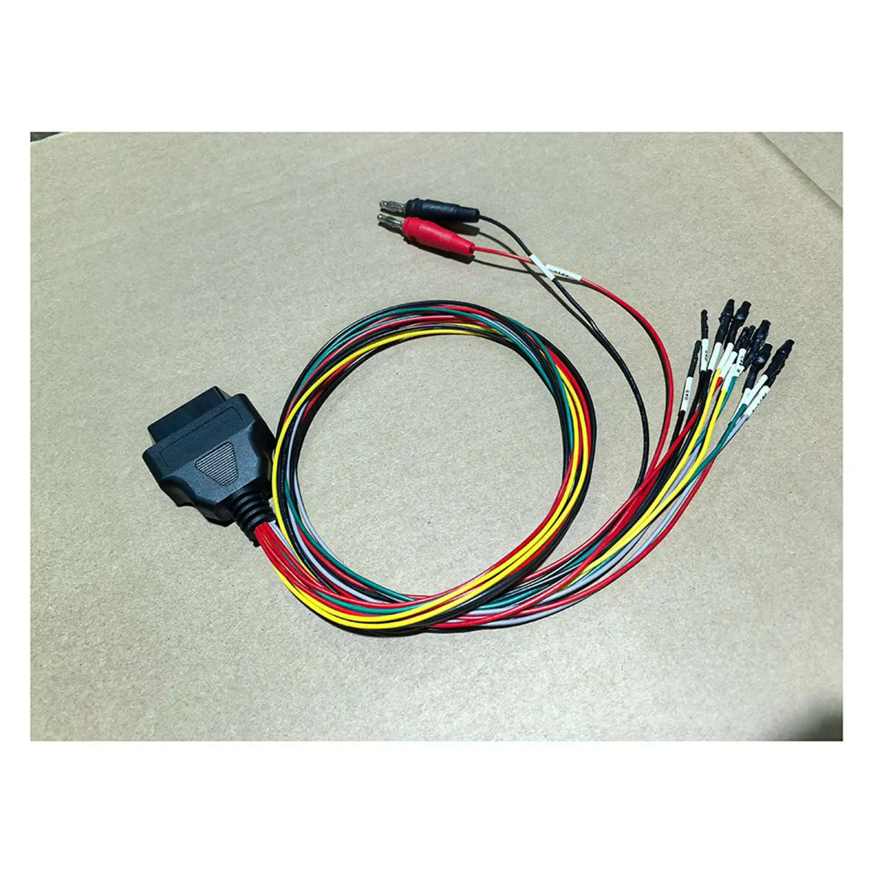 AB56-3X OBD2 Diagnostic Adapter OBD Breakout Tricore Cable ECU Pinout Cable 12V Switch
