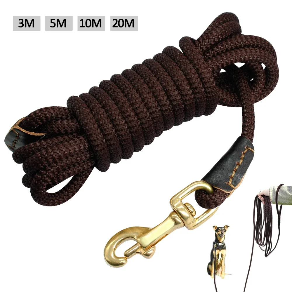 

Nylon Horse Rein & Dog Lead, Training/Tracking/Lunge Obedience Rope Leash