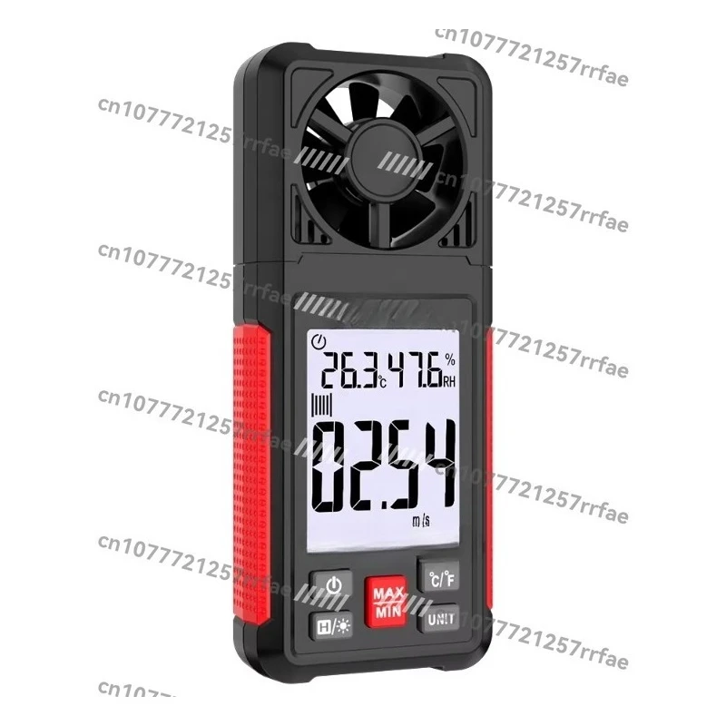 GD155 Digital Anemometer Handheld anemometer for measuring wind speed, temperature and wind chill with backlit LCD