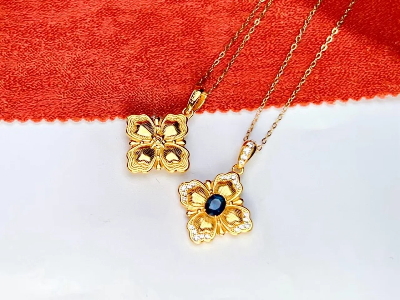 Certificate 925 Silver Natural Sapphire Bezel Setting Necklace Daisy Italian Craft Sweater Chain Women Fine Jewelry Dropshipping