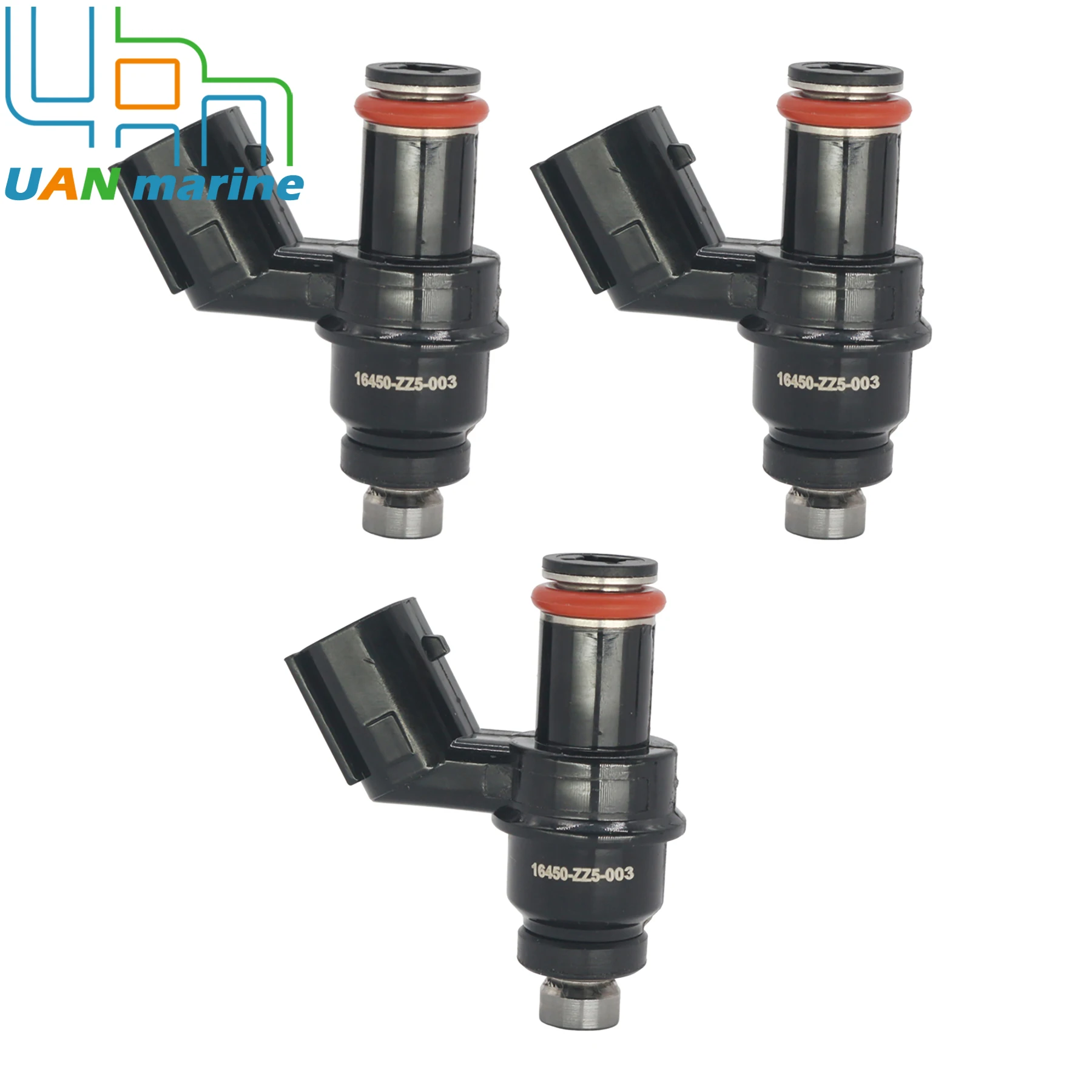 

3 Pcs 16450-ZZ5-003 Fuel Injector Assy Replacement for Honda 4-Stroke 40HP 50HP BF50D BF40D Outboard Engine 16450ZZ5003