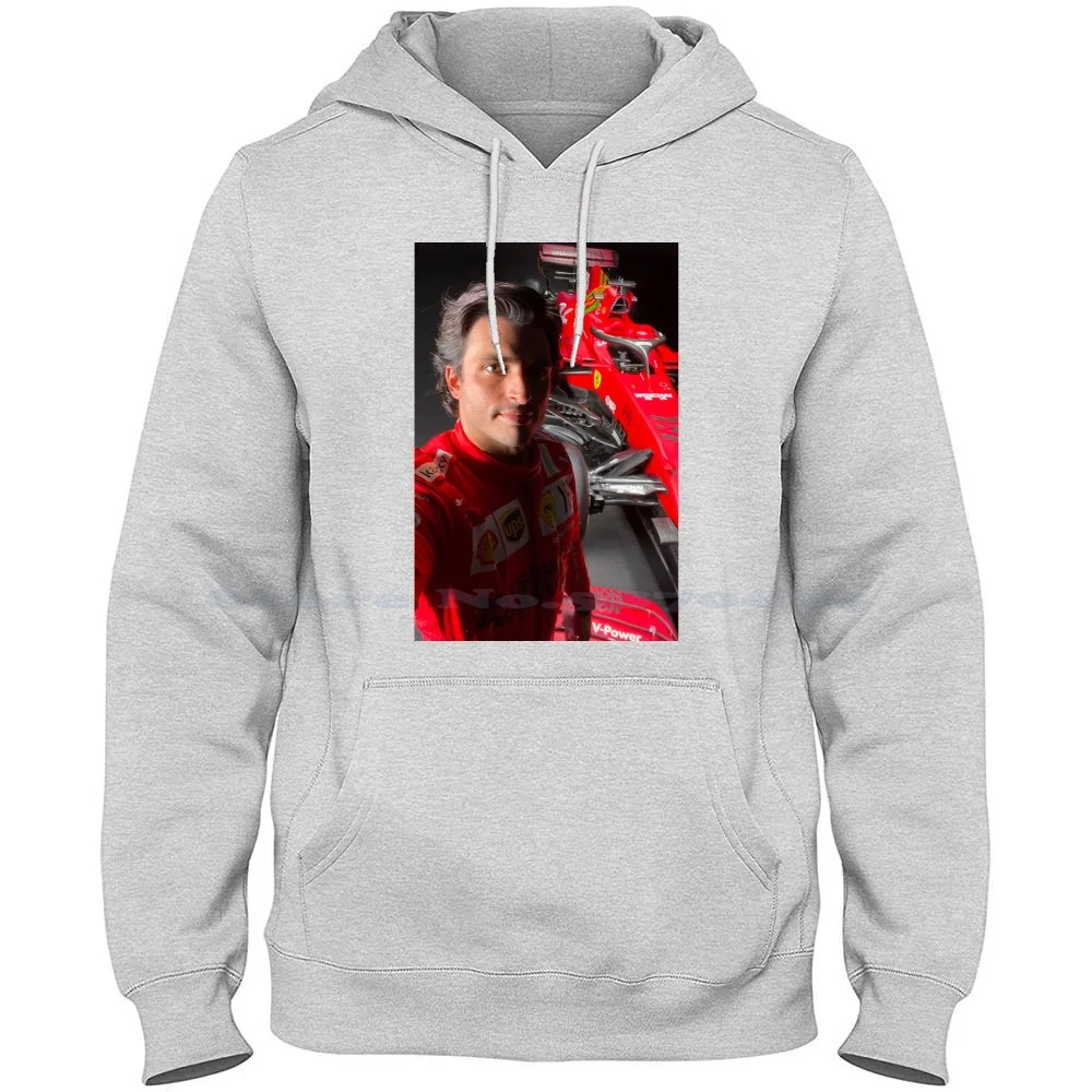 Carlos Sainz 100% Cotton Hoodie Jr Driver Carsport Carlos Sainz Art Carlos Sainz Wallpaper Carlos Sainz Illustration