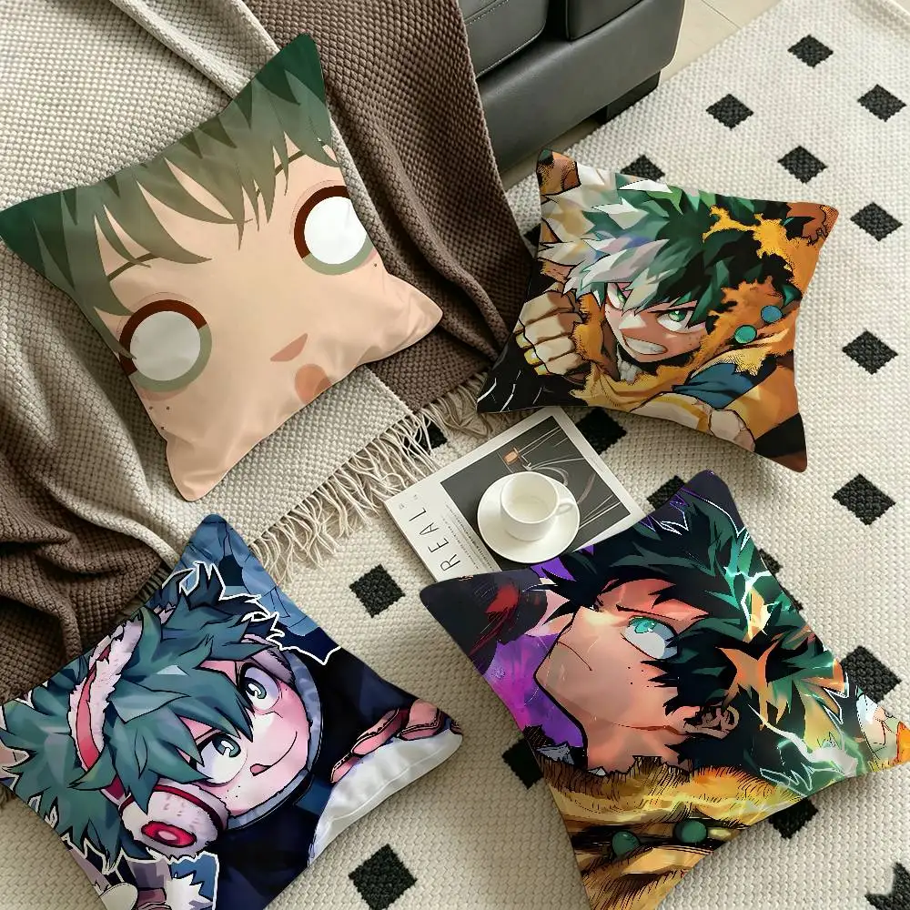 Anime Izuku Midoriya Pillow Gift Home Office Decoration Pillow Bedroom Sofa Car Cushion CoverPillow Case