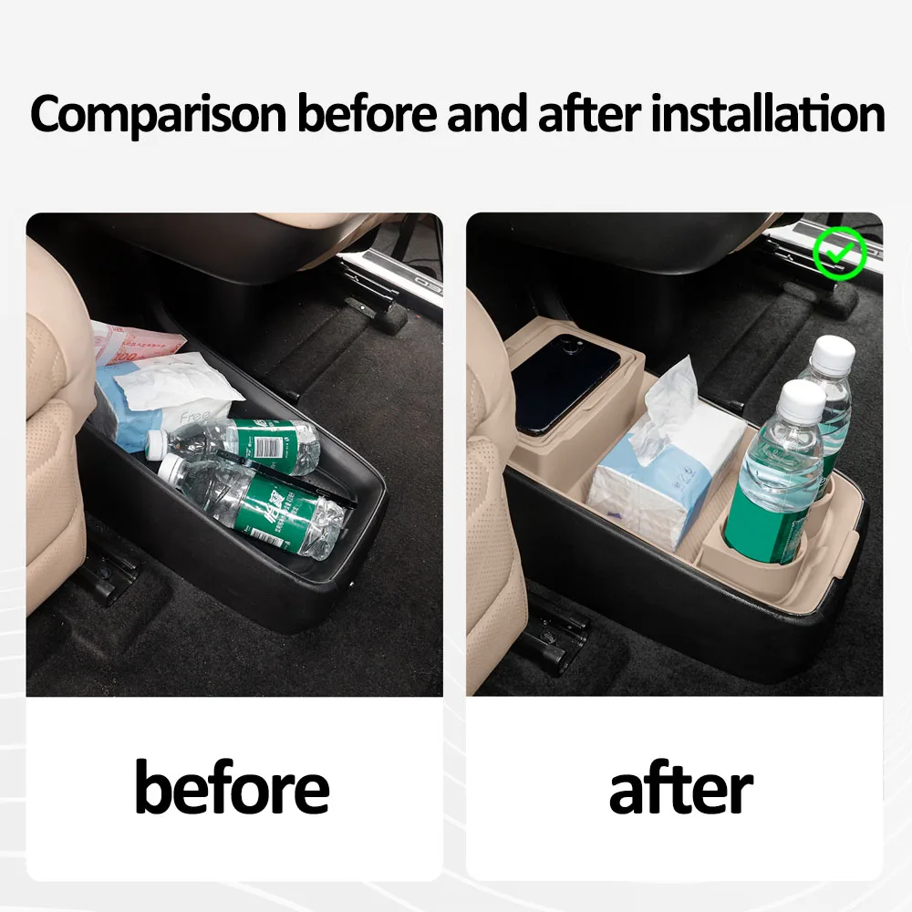 For EXLANTIX ET EXEED STERRA ET 2024 2025 Multi Functional Storage Box Under Central Control Car Accessories Silicone Pad