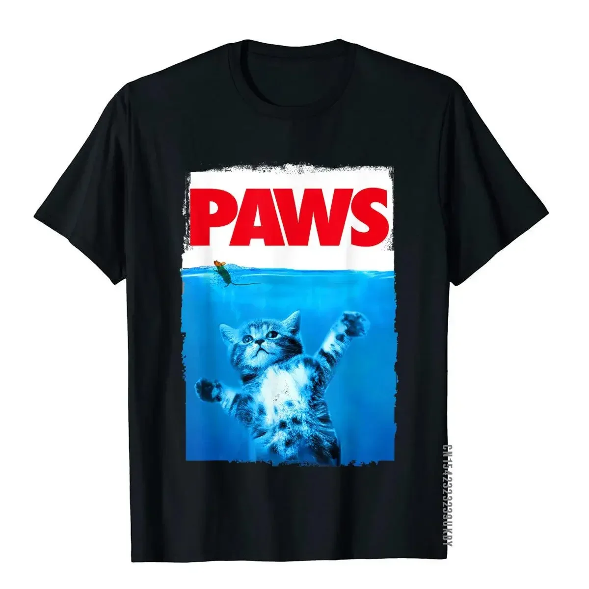 T-shirt Top t-shirt stile Preppy Special ops & Tees MenPaws Cat And Mouse Cute Funny Lover Parody