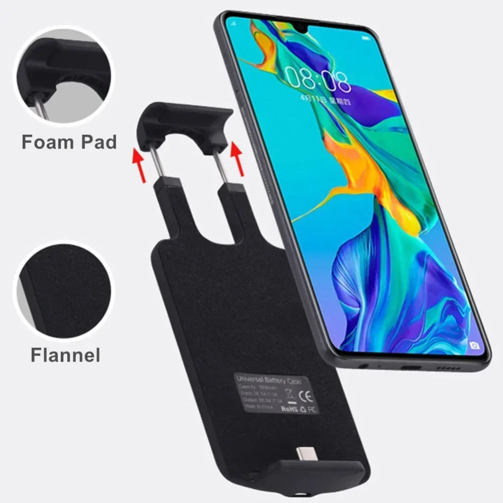 

20000mah Type-C Universal Power Case for Huawei Samsung Meiz Oppo ZTE Oneplus Xiaomi Battery Charger Case Adjustable Cover