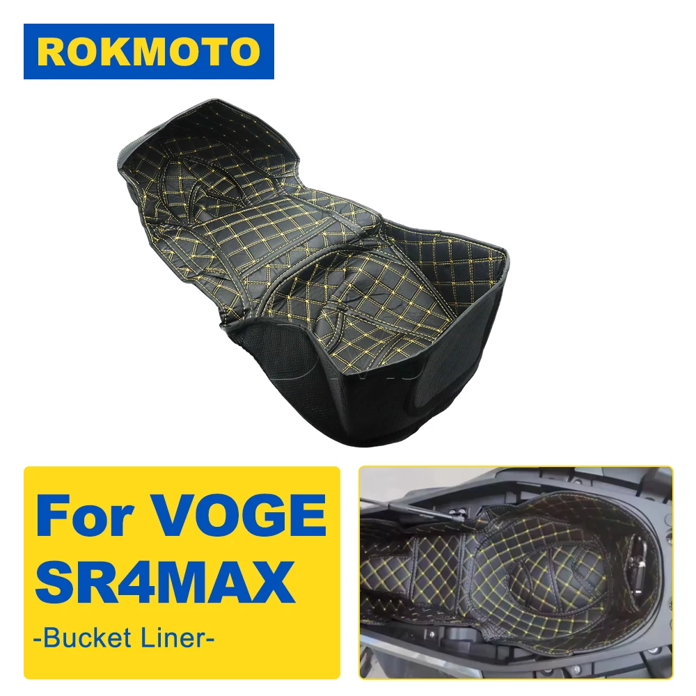 Motorcycle Accessories Seat Bucket Liner Cushion Storage Luggage Box Liner Pad For VOGE SR4MAX SR4-MAX SR4