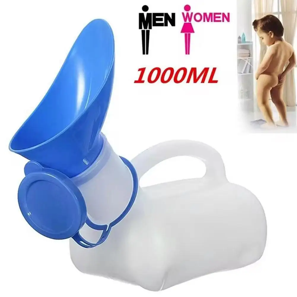 

1000ml Urinal Can Be Used By Both Men And Women For Outdoor Camping Plastic Urinal Portable Toilet Thickened Reusable Tools N9A9